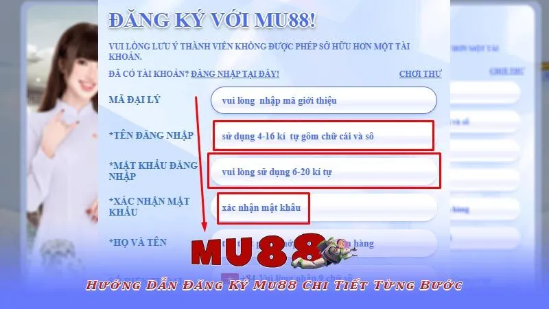 Hướng dẫn cách đăng ký Mu88 từng bước một chỉ cần làm theo 2 Hướng Dẫn Đăng Ký Mu88 Chi Tiết Từng Bước